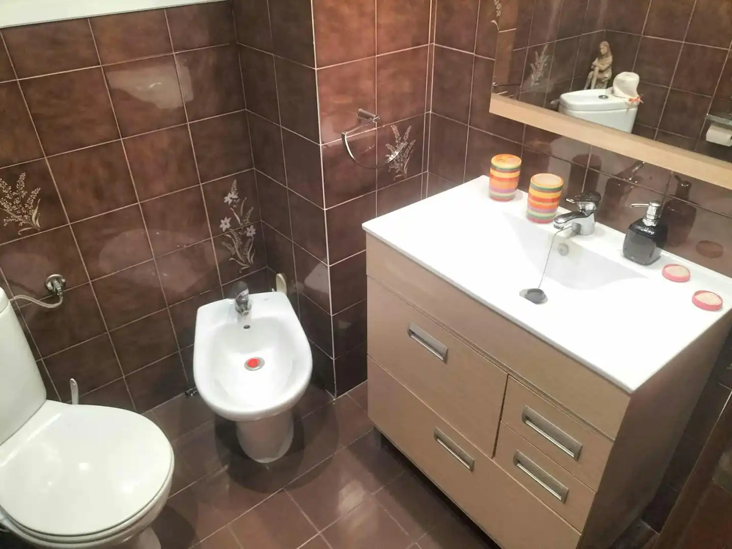 Bathroom of Flat for share in Valencia  with Air Conditioner, Heating and Furnished