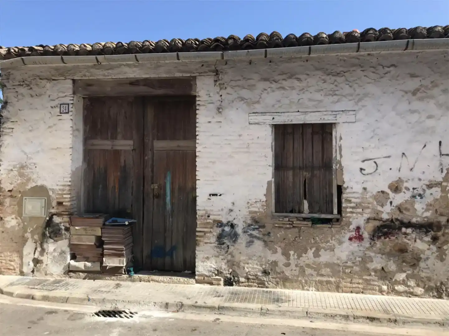 Vista exterior de Casa adosada en venda en Miramar