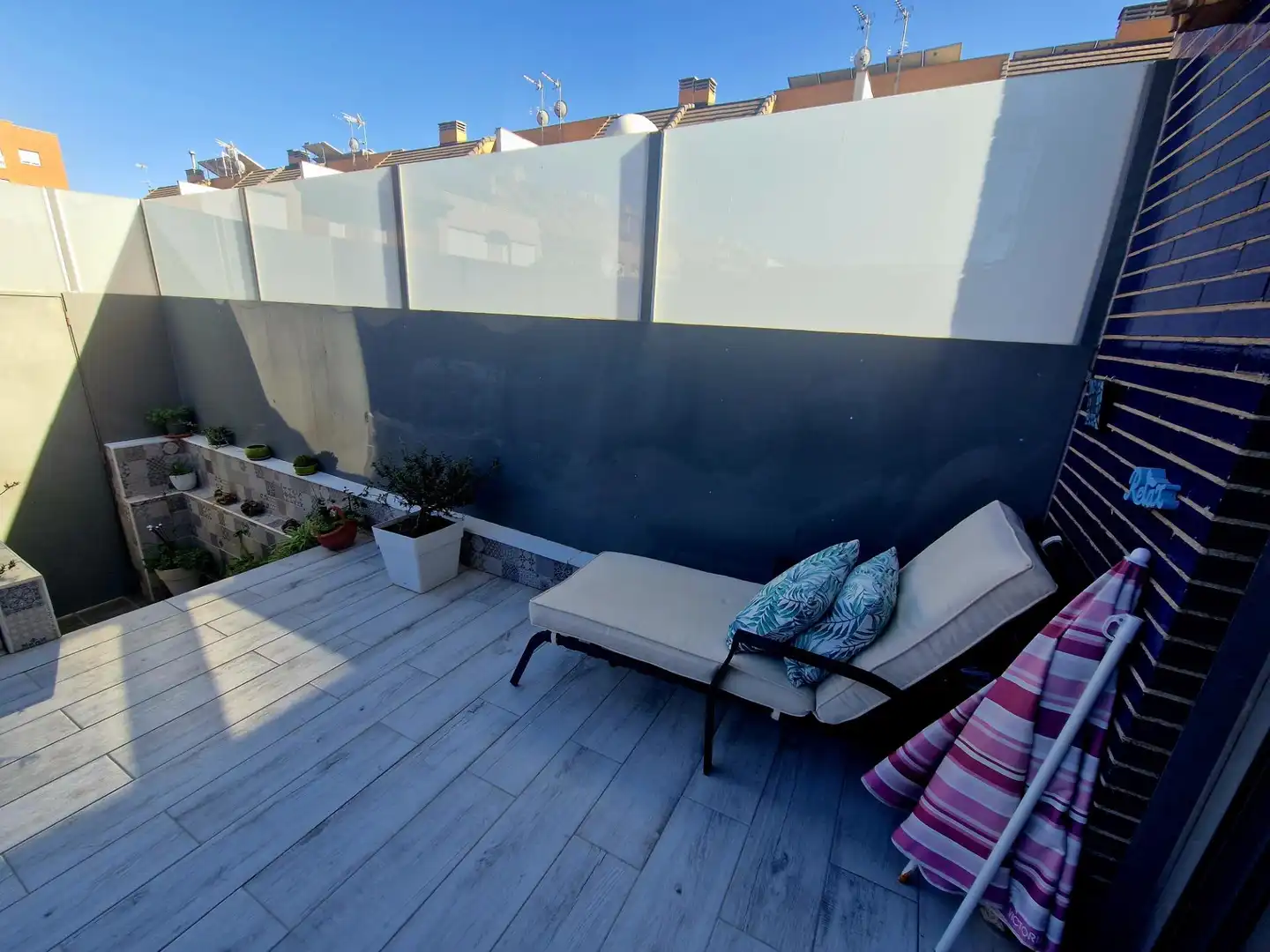 Terraza de Casa adosada en venta en Ciudad Real con Calefacción, Jardín privado y Terraza