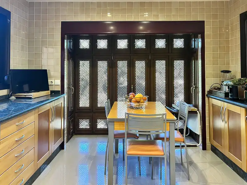 Dining room of Attic for rent in Marbella  with Air Conditioner, Terrace and Storage room