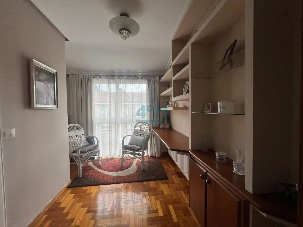 Sala de estar de Casa adosada en venta en Ourense Capital  con Calefacción, Jardín privado y Parquet