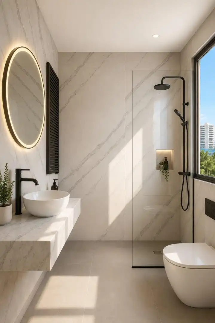 Bathroom of Flat for sale in San Javier  with Storage room, Furnished and Balcony