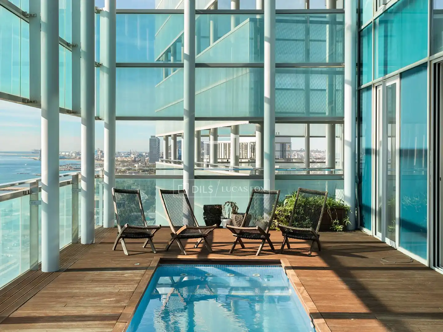 Terraza de Ático de alquiler en Sant Martí
