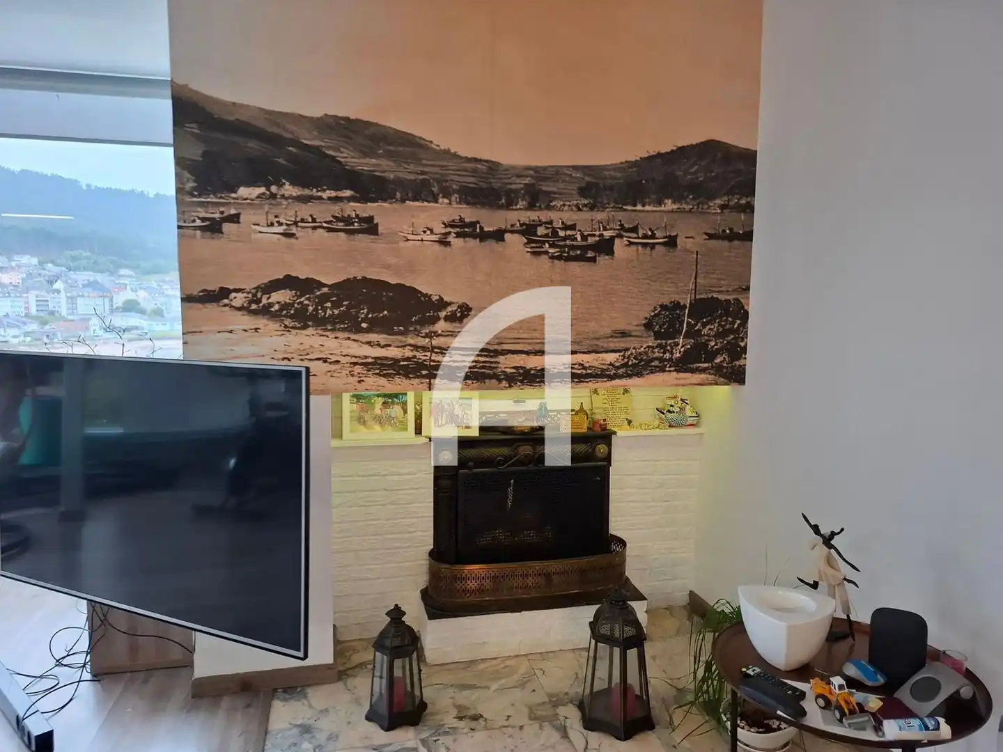 Living room of Houses for sale in O Vicedo   with Heating, Terrace and Storage room