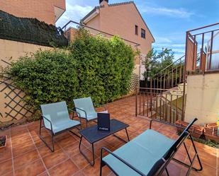 Terrace of Single-family semi-detached for sale in Villamediana de Iregua  with Air Conditioner, Heating and Private garden