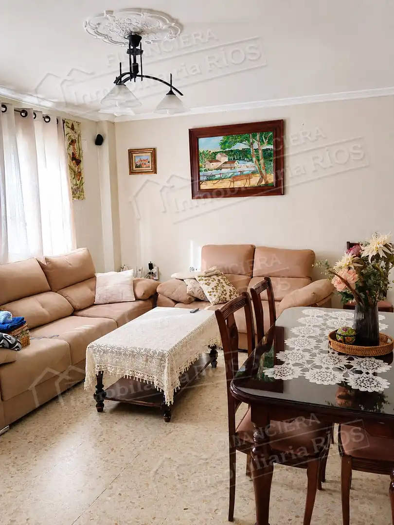 Sala d'estar de Casa o xalet en venda en Alcalá de Guadaira amb Aire condicionat i Terrassa