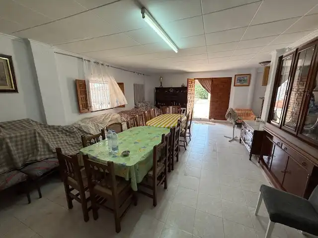 Comedor de Finca rústica en venta en Cullera con Aire acondicionado, Jardín privado y Terraza
