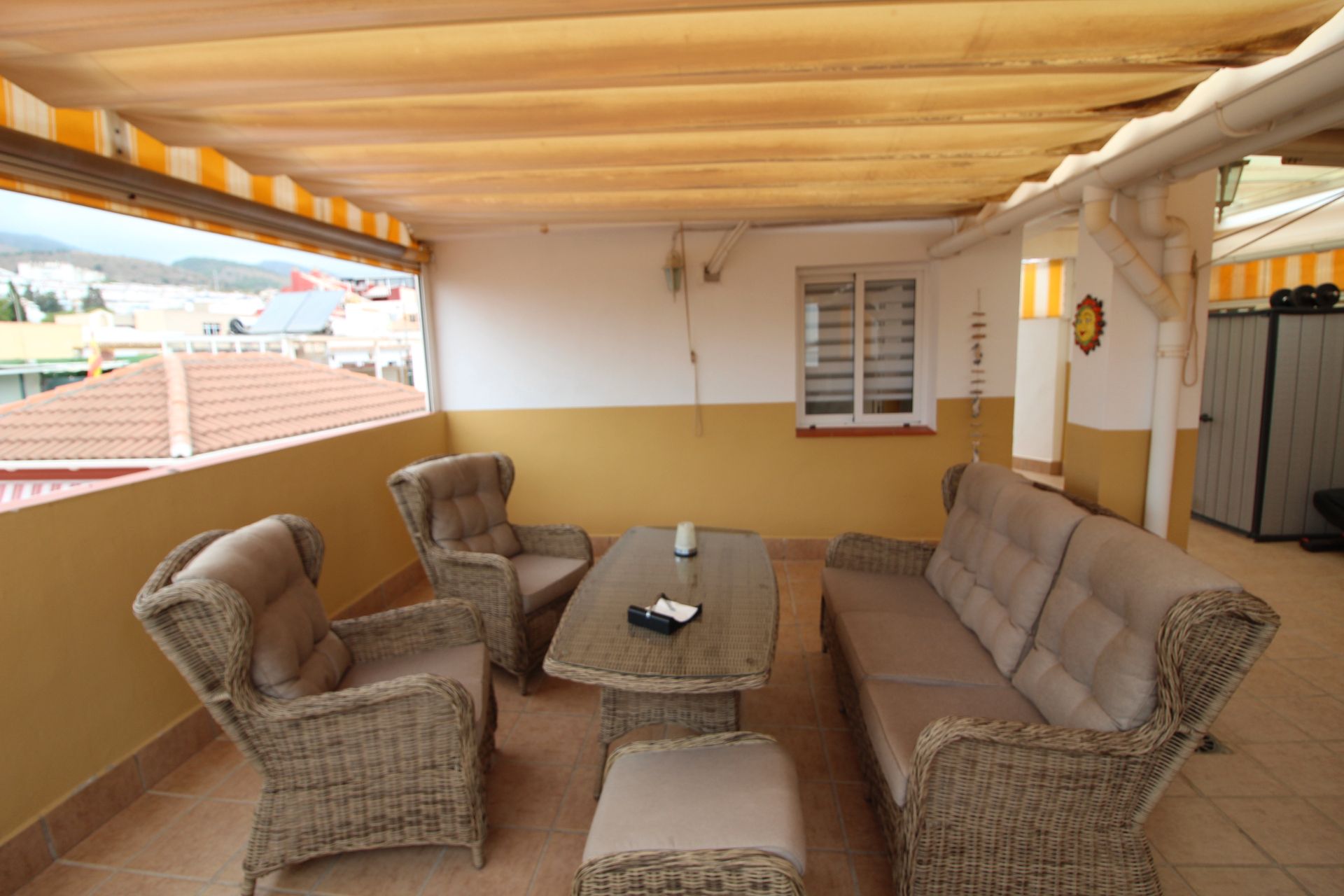 Terrace of Flat for sale in Benalmádena  with Air Conditioner, Heating and Furnished