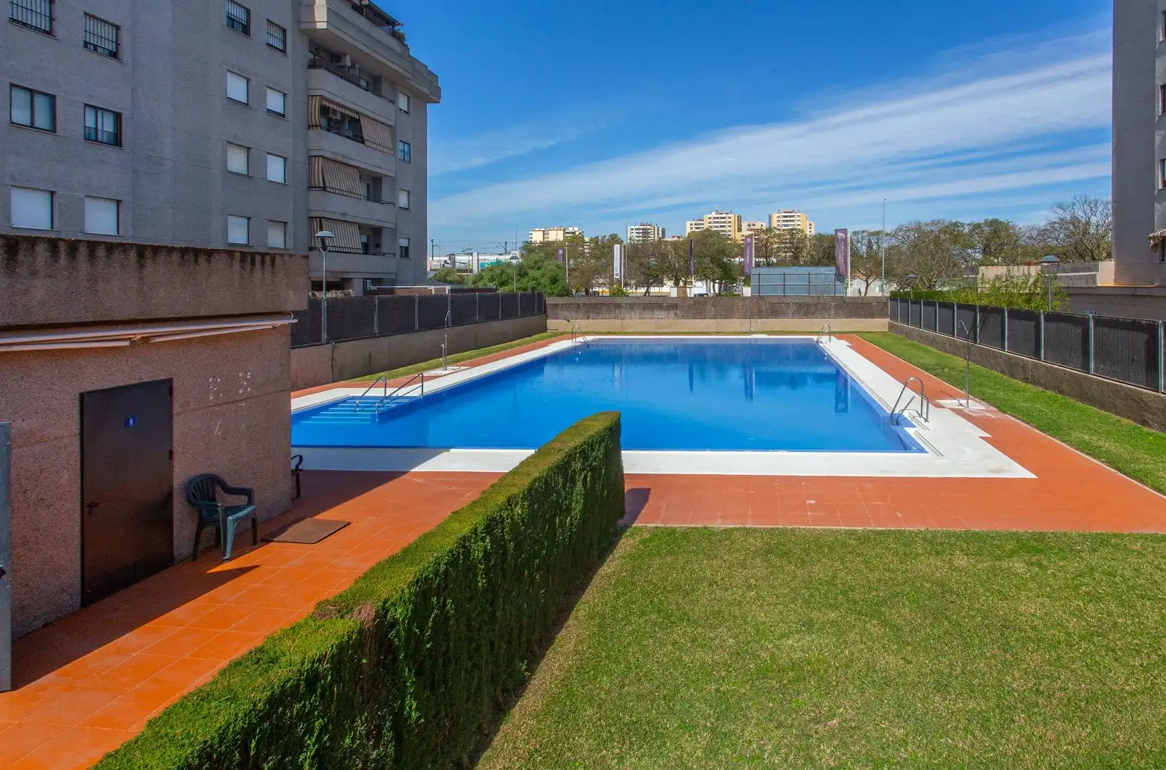 Swimming pool of Flat for sale in Jerez de la Frontera  with Air Conditioner, Heating and Storage room
