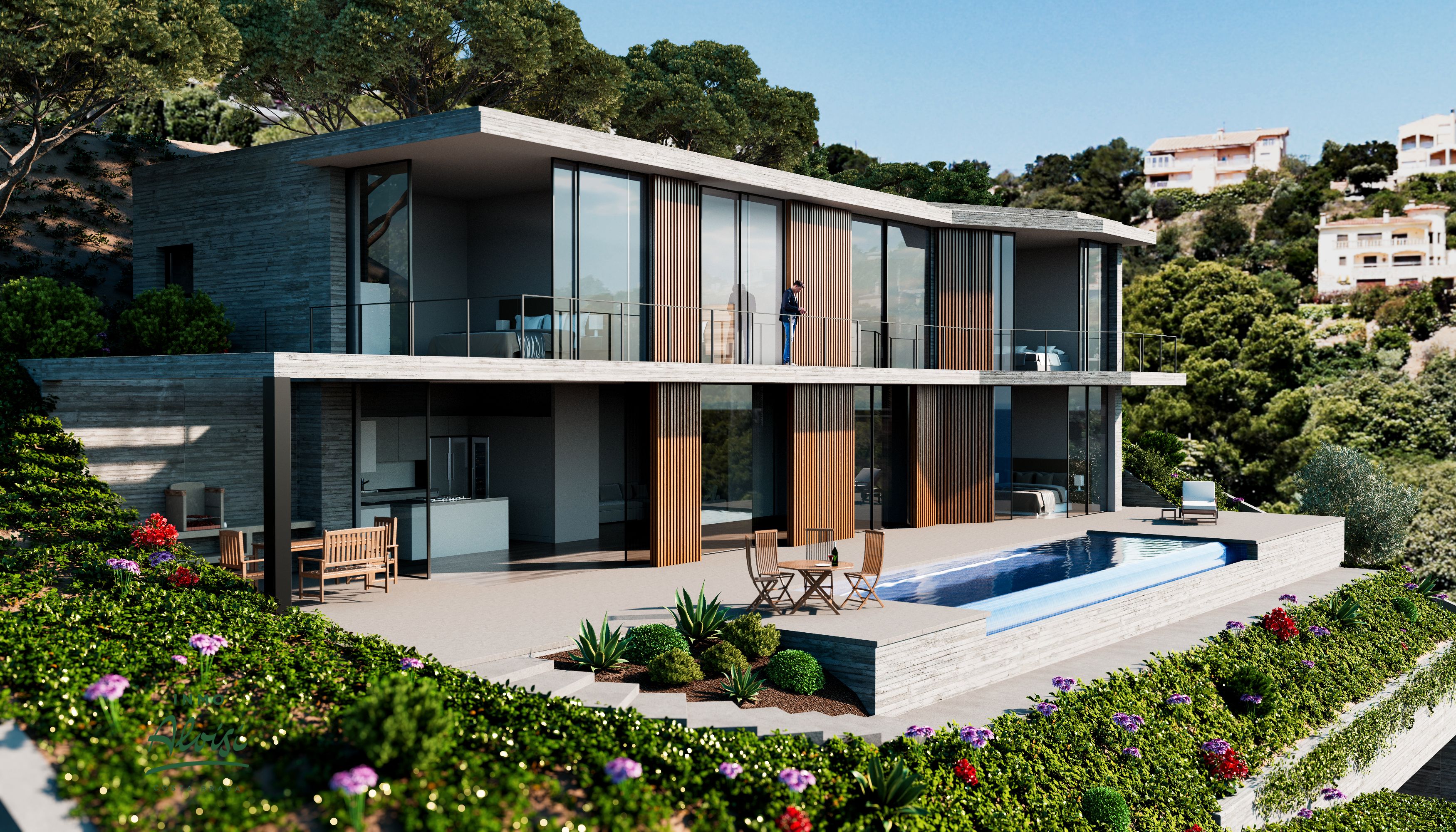 Exterior view of House or chalet for sale in Begur  with Air Conditioner, Heating and Private garden