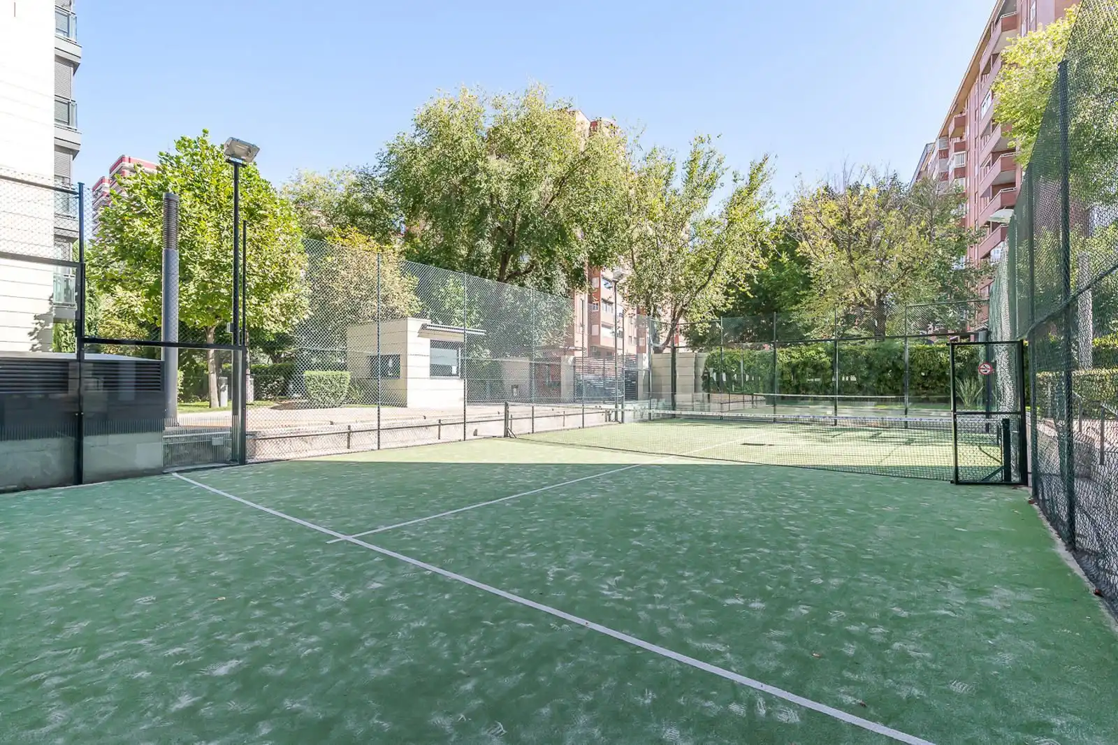Terrace of Flat for rent in Madrid  with Air Conditioner, Private garden and Swimming Pool