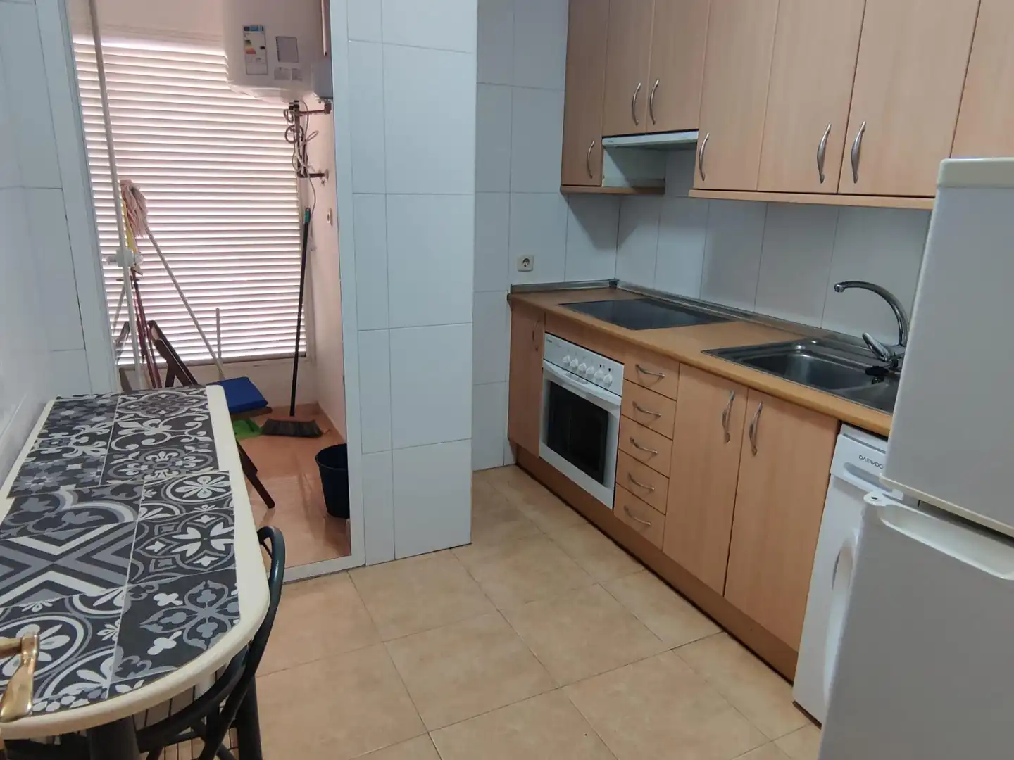Kitchen of Flat for rent in El Vellón  with Heating, Terrace and Storage room