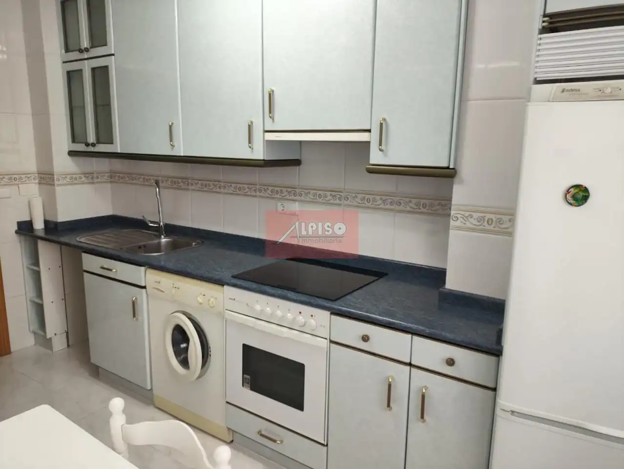 Cocina de Apartamento de alquiler en Ourense Capital  con Calefacción y Amueblado