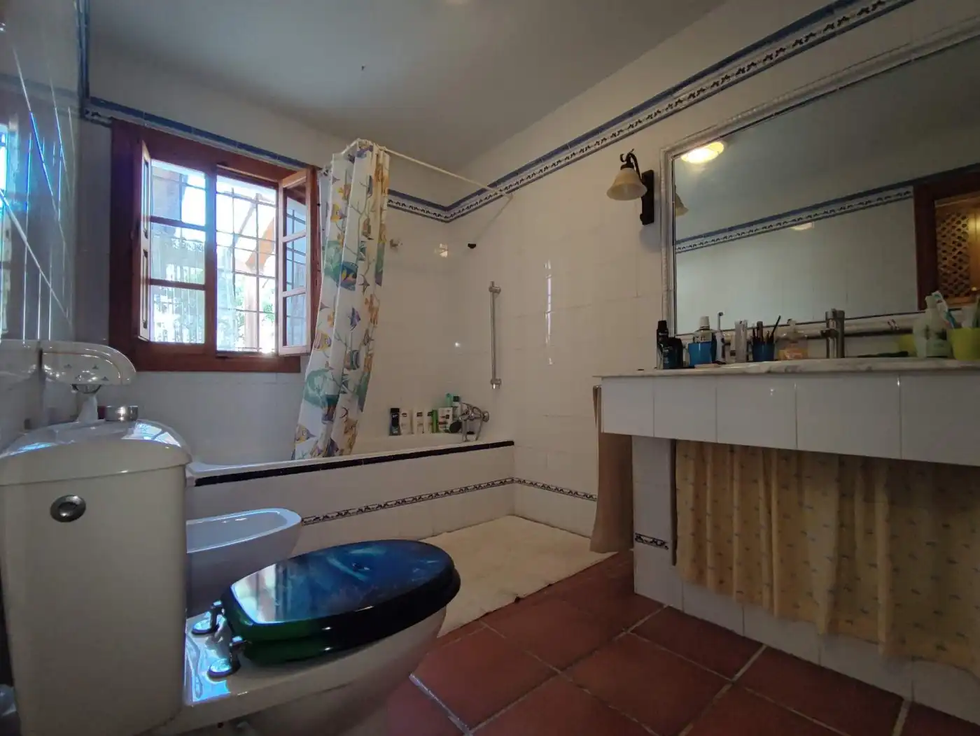 Badezimmer von Country house zum Verkauf in Cartagena mit Klimaanlage, Schwimmbad und Möbliert