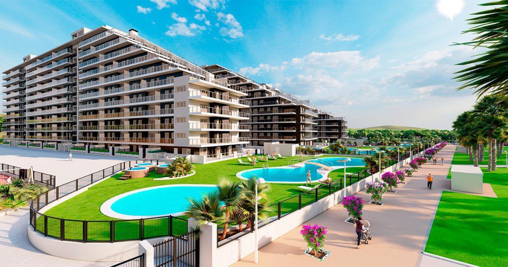 Swimming pool of Apartment for sale in Oropesa del Mar / Orpesa  with Air Conditioner, Heating and Terrace