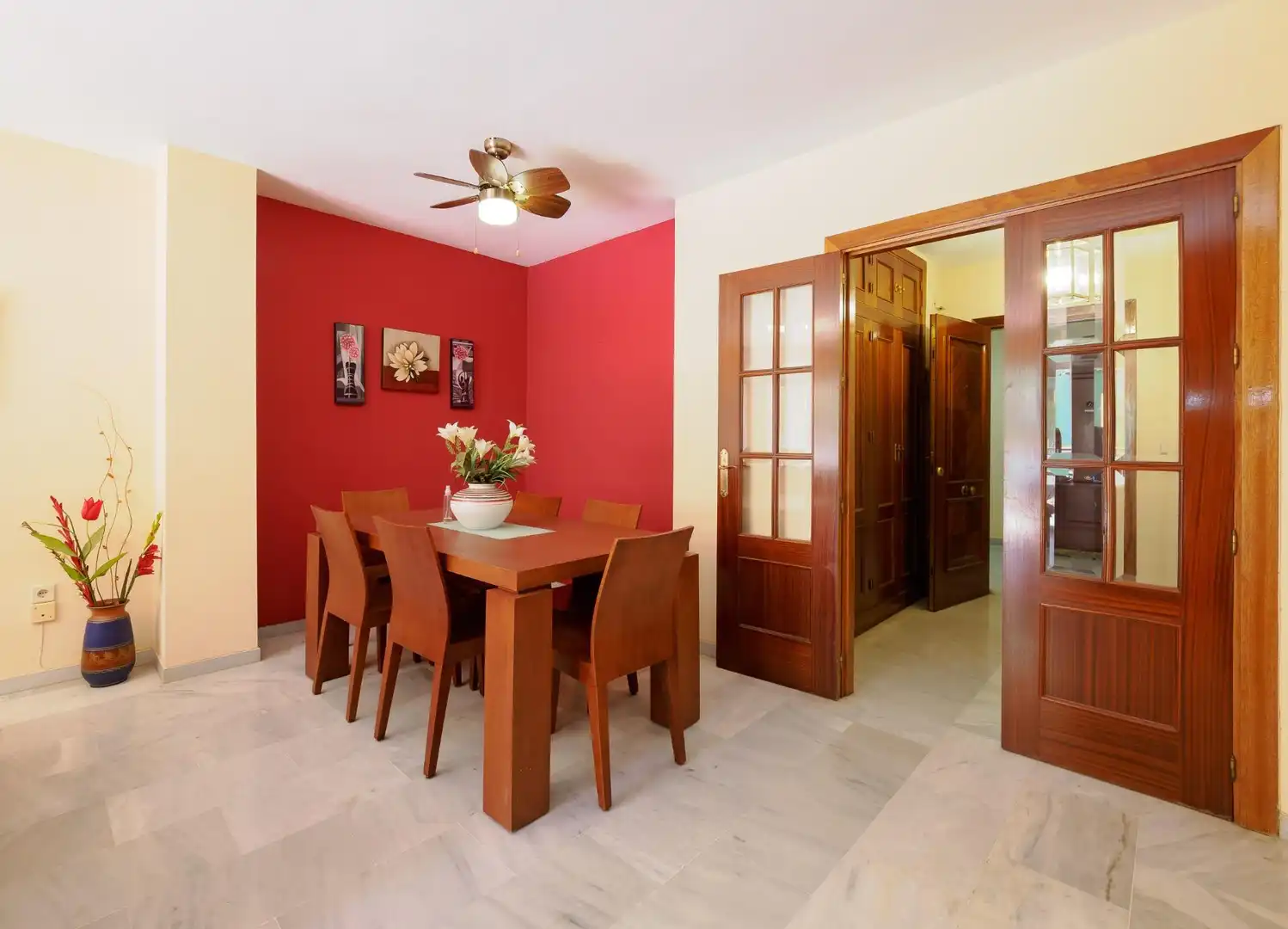 Comedor de Piso en venta en Málaga con Jardín privado, Terraza y Trastero