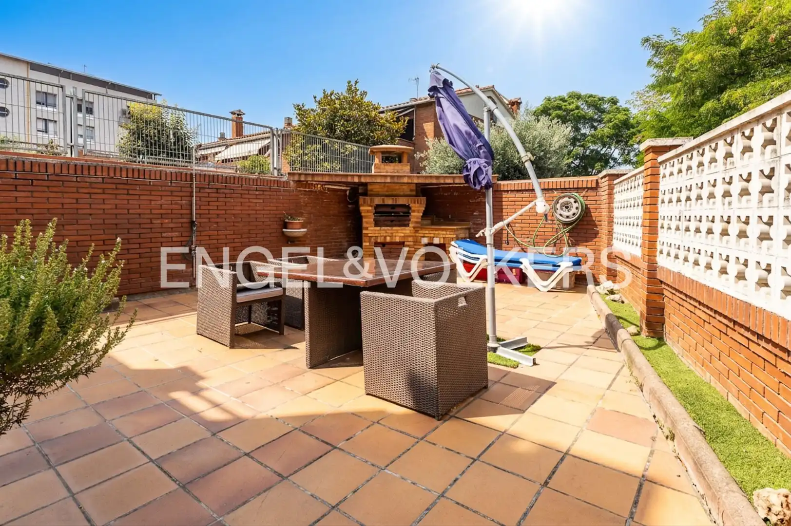 Terrace of Detached homes for rent in Barberà del Vallès  with Air Conditioner, Heating and Private garden
