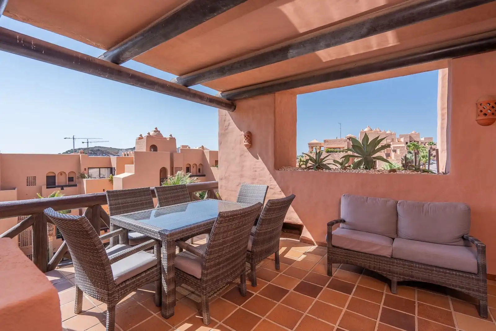 Terrace of Flat for sale in Manilva  with Air Conditioner, Terrace and Furnished