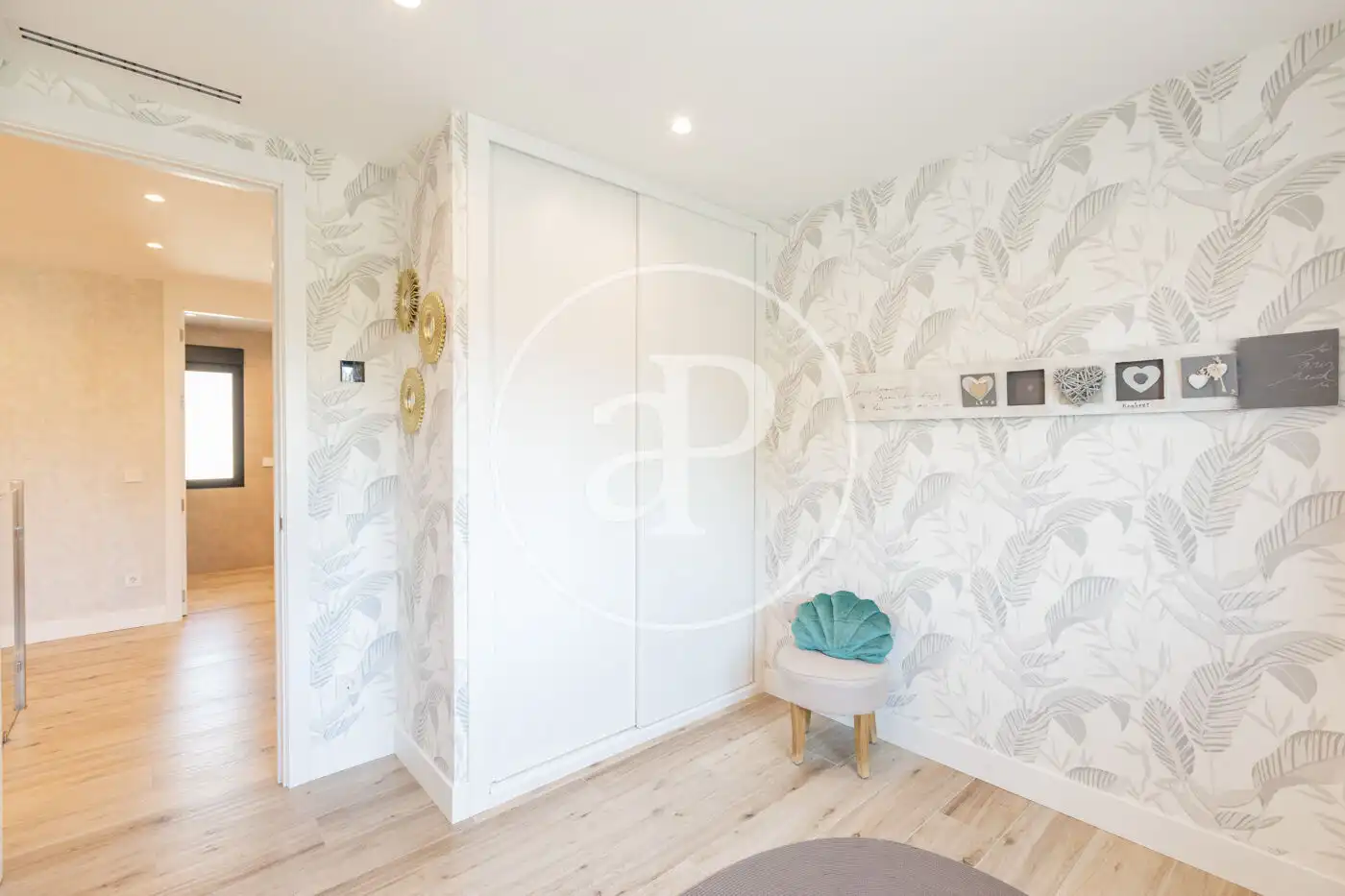 Schlafzimmer von Haus oder Chalet zum Verkauf in Pozuelo de Alarcón mit Klimaanlage, Heizung und Privatgarten