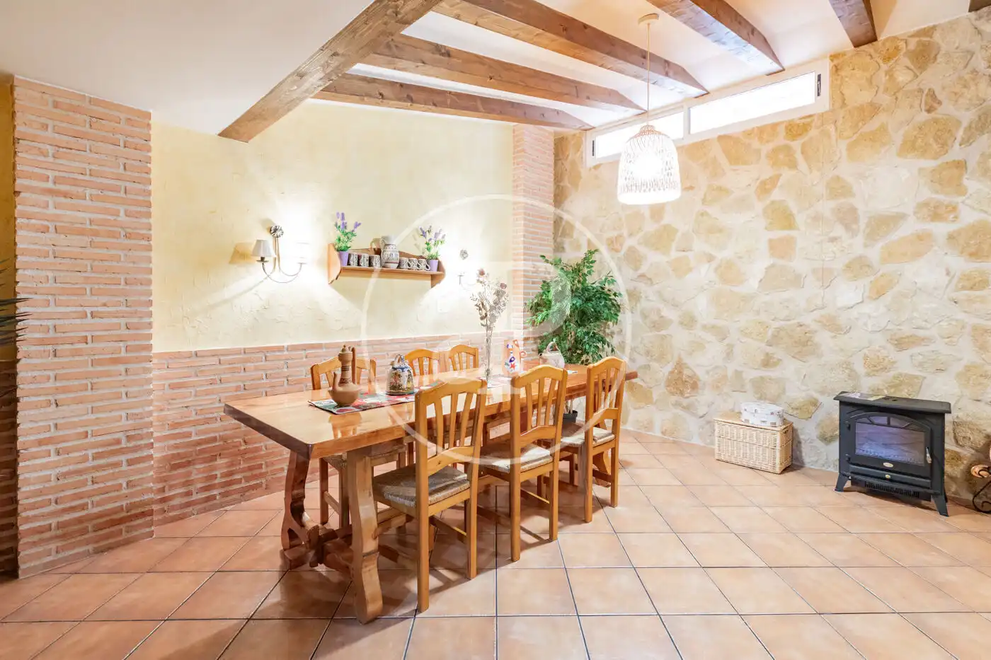 Dining room of Detached homes for sale in Madrid  with Heating, Private garden and Terrace