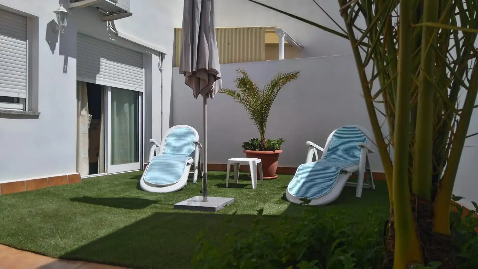 Terraza de Dúplex de alquiler en Los Alcázares con Jardín privado, Terraza y Amueblado