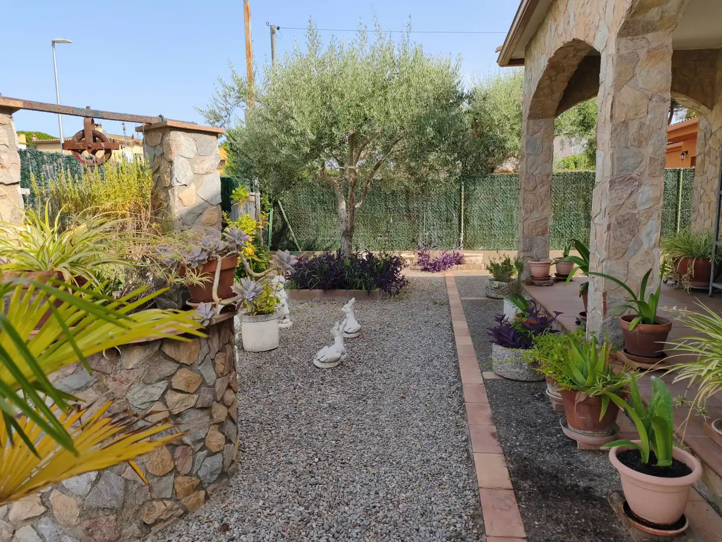 Garden of Houses for sale in Llagostera  with Air Conditioner, Heating and Private garden