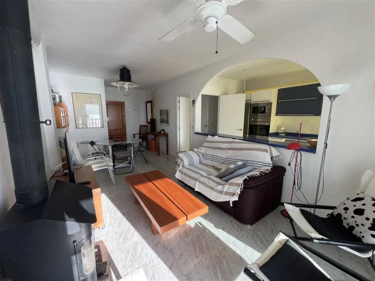 Living room of Attic for sale in La Manga del Mar Menor  with Air Conditioner, Terrace and Furnished