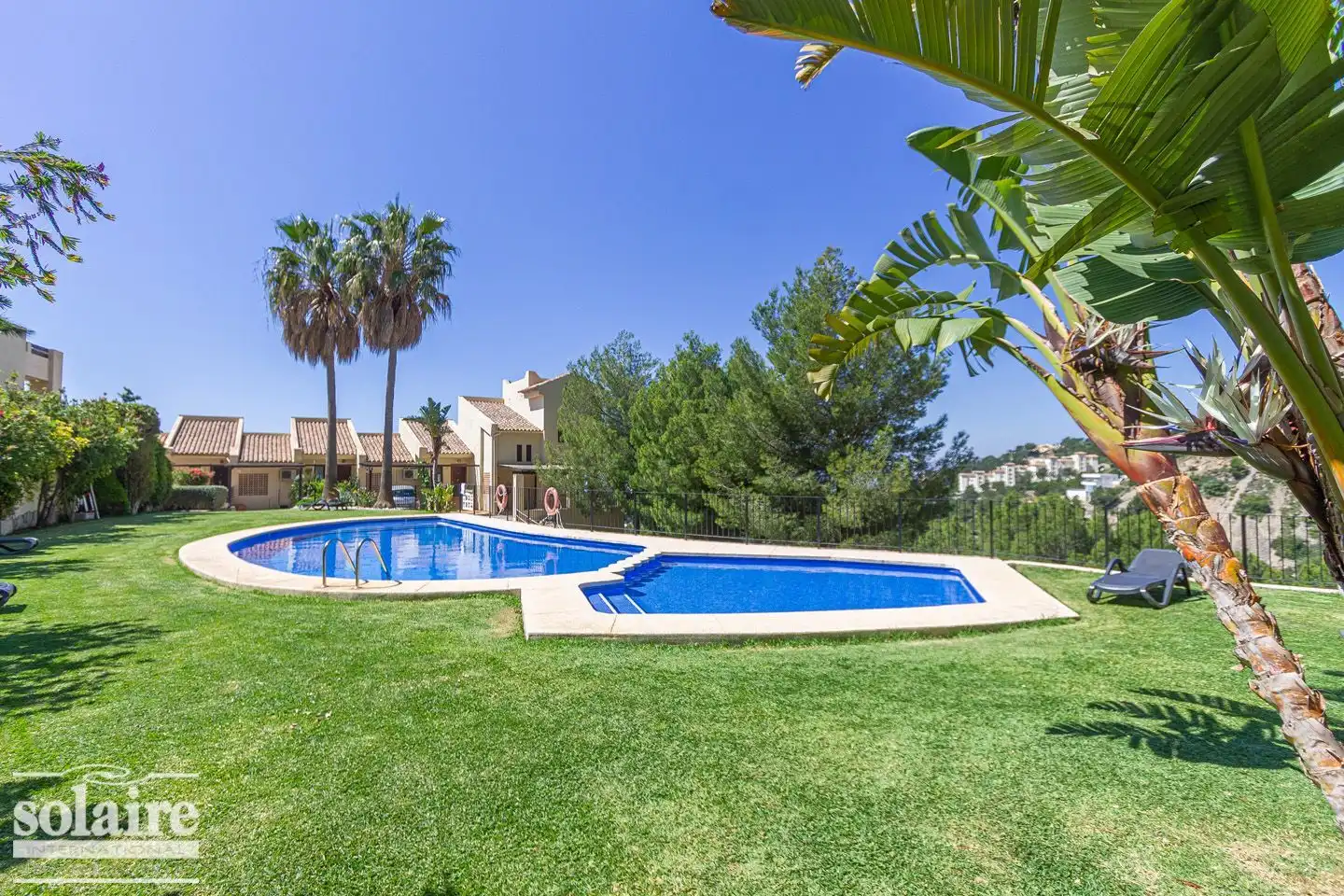 Piscina de Casa adosada de alquiler en Altea con Aire acondicionado, Calefacción y Terraza
