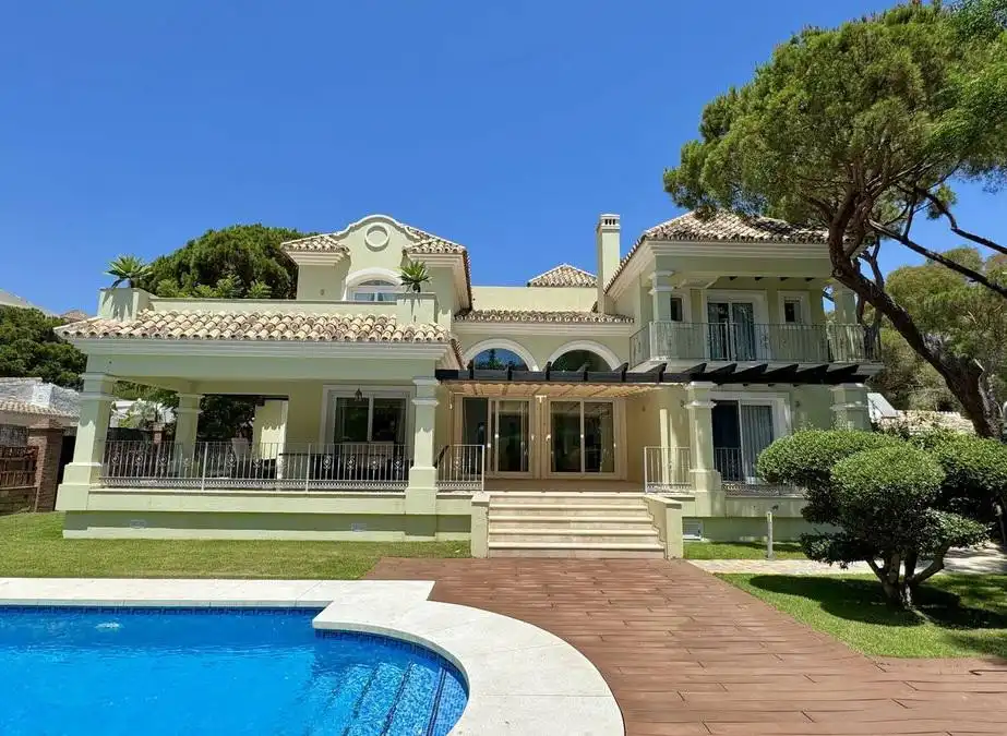 Exterior view of Houses for rent in Marbella  with Air Conditioner, Heating and Private garden
