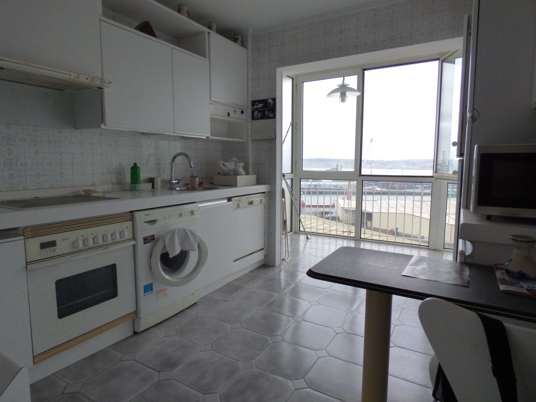Kitchen of Flat for sale in Santurtzi   with Heating, Storage room and Furnished