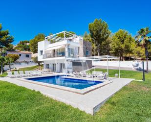 Exterior view of House or chalet for sale in Moraira  with Air Conditioner, Terrace and Swimming Pool