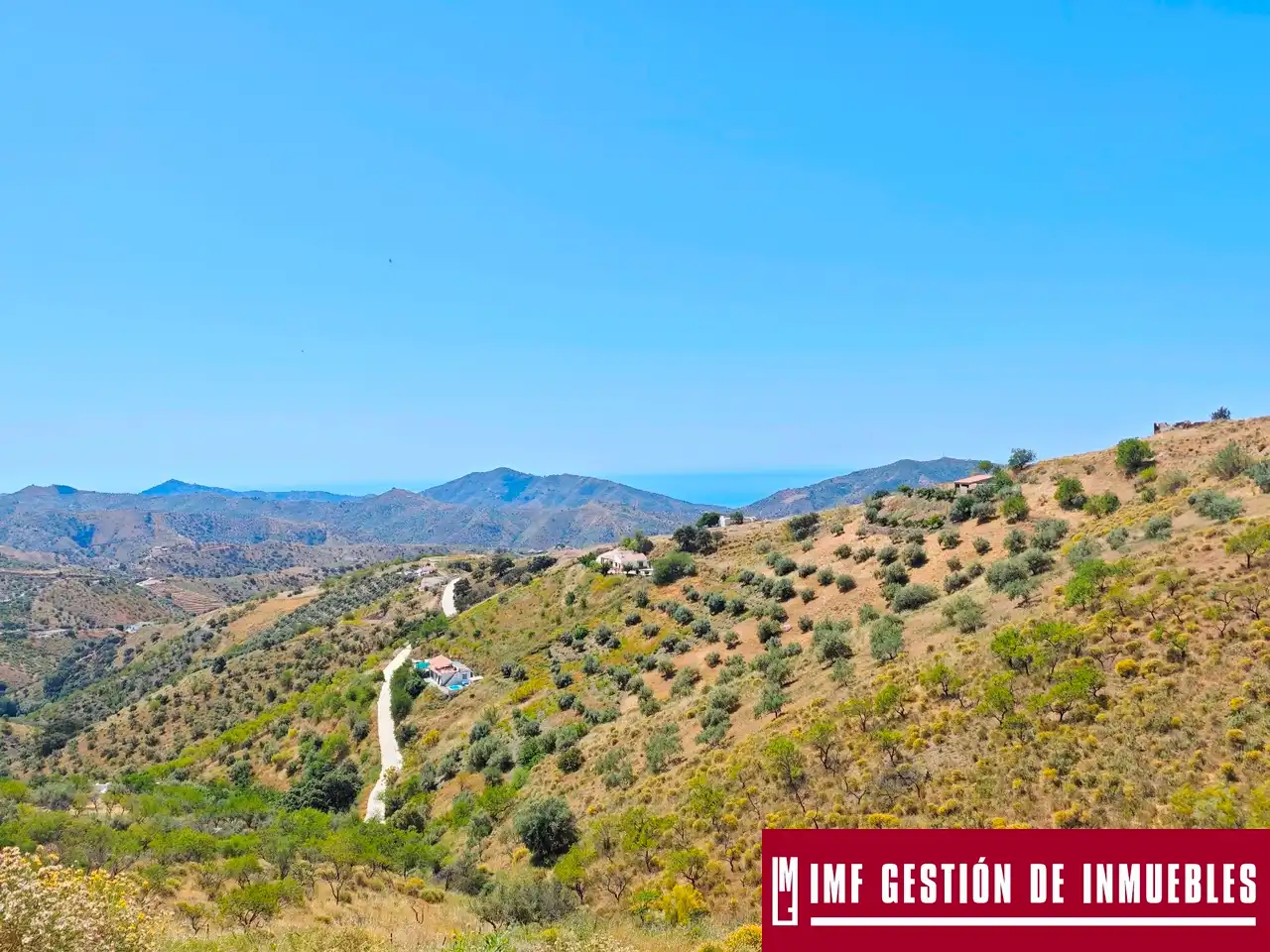 Vista exterior de Casa o xalet en venda en Canillas de Aceituno amb Terrassa, Piscina i Moblat