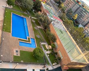 Swimming pool of Flat to rent in  Valencia Capital  with Air Conditioner, Heating and Parquet flooring