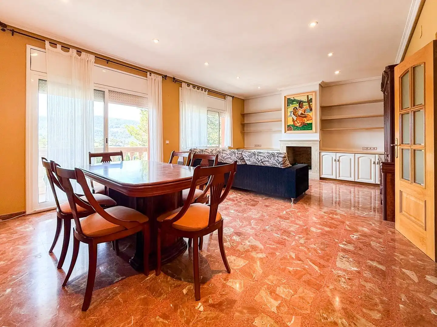 Sala de estar de Casa o chalet en venta en Vallirana con Calefacción, Jardín privado y Terraza
