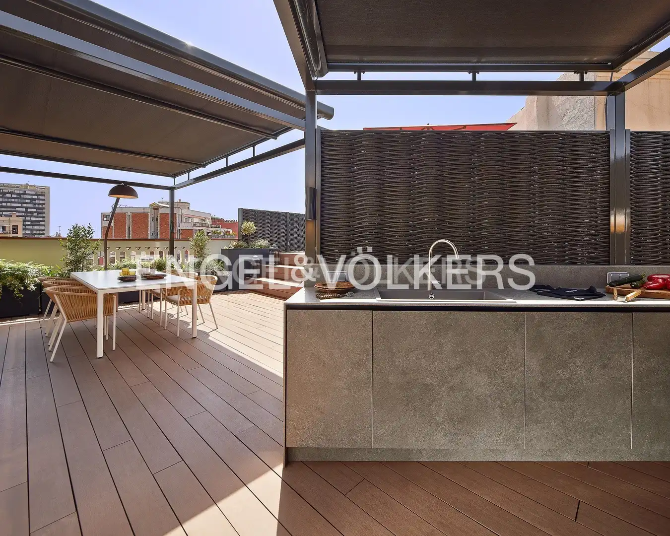 Terrace of Attic for sale in Barcelona  with Air Conditioner, Heating and Parquet flooring