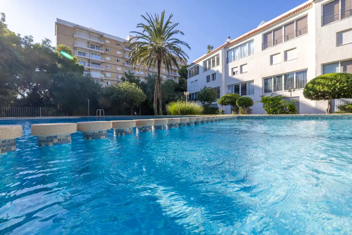 Swimming pool of Apartments for sale in Dénia  with Air Conditioner and Community pool