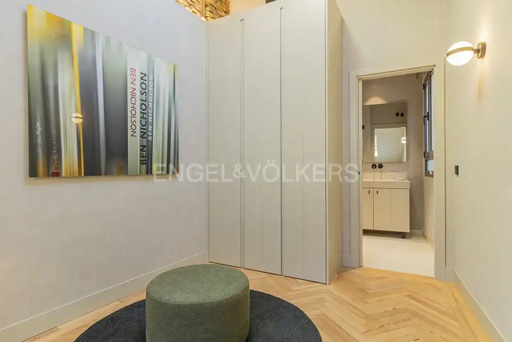 Bedroom of Flat for rent in Madrid  with Air Conditioner, Heating and Furnished