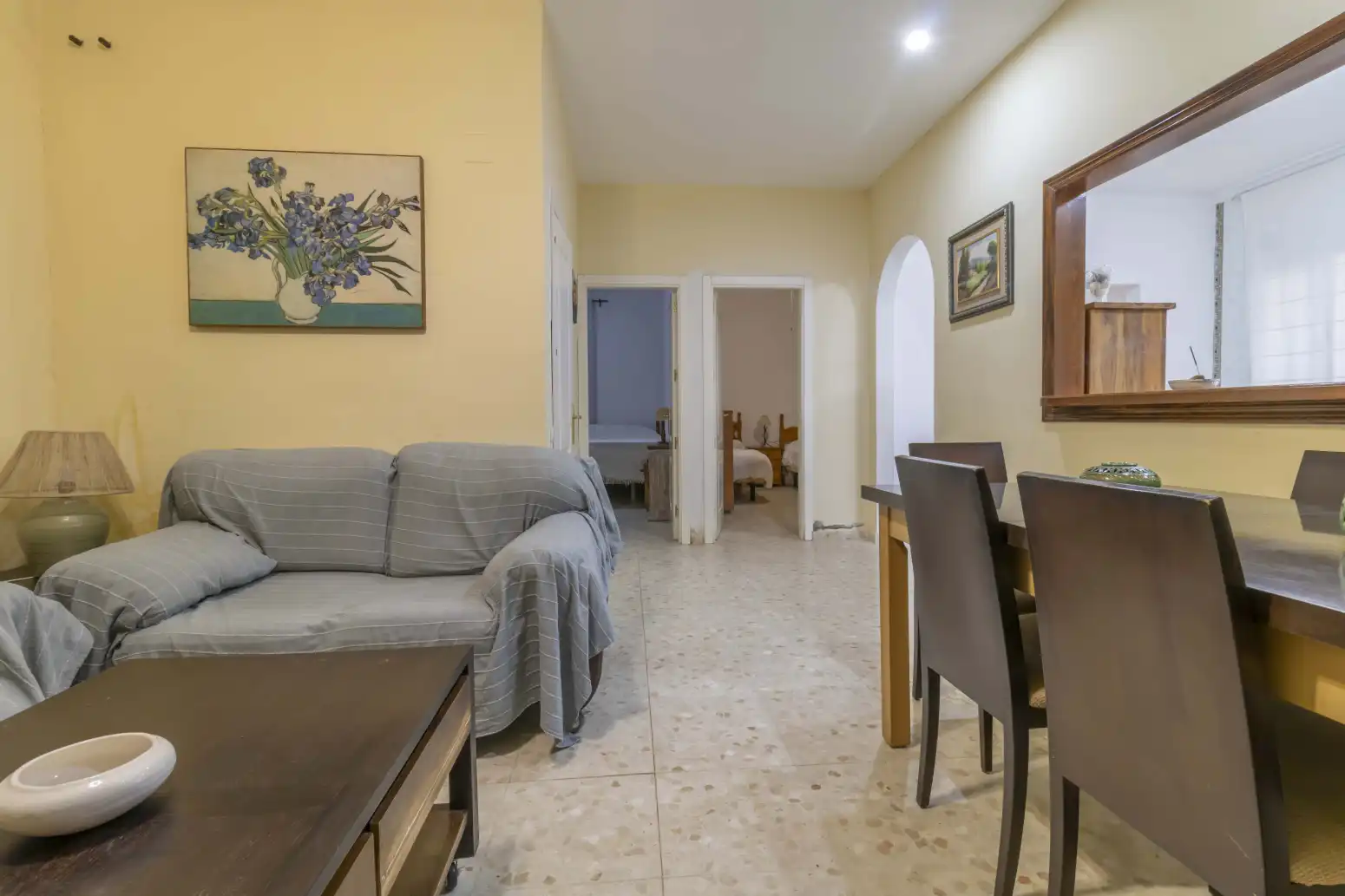 Living room of Houses for sale in Carmona  with Air Conditioner, Private garden and Swimming Pool