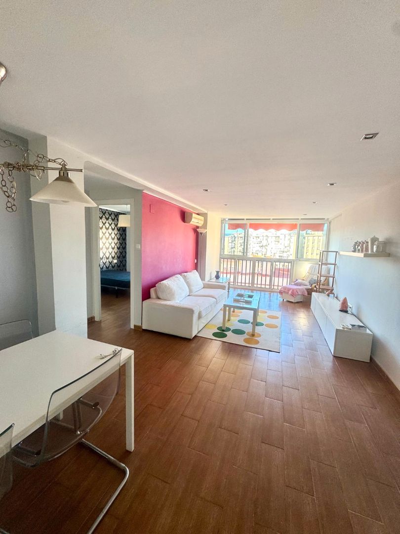 Living room of Flat to rent in Málaga Capital  with Air Conditioner, Furnished and Washing machine