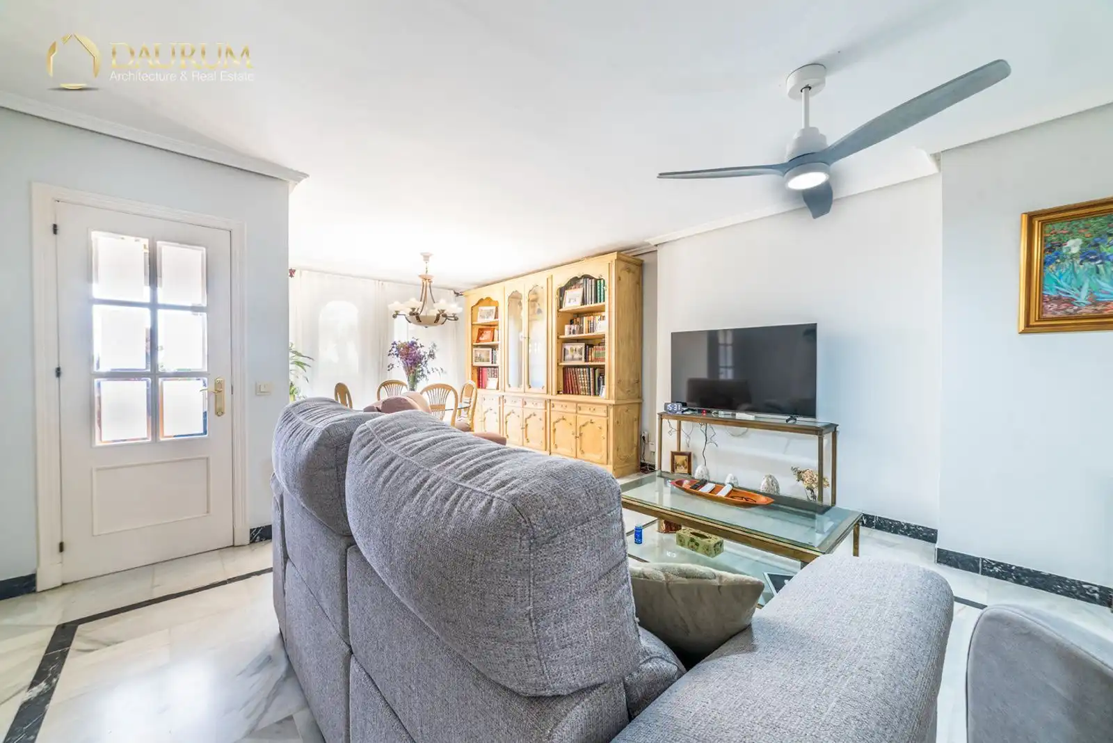 Wohnzimmer von Maisonette zum Verkauf in San Juan de Aznalfarache mit Klimaanlage, Heizung und Terrasse