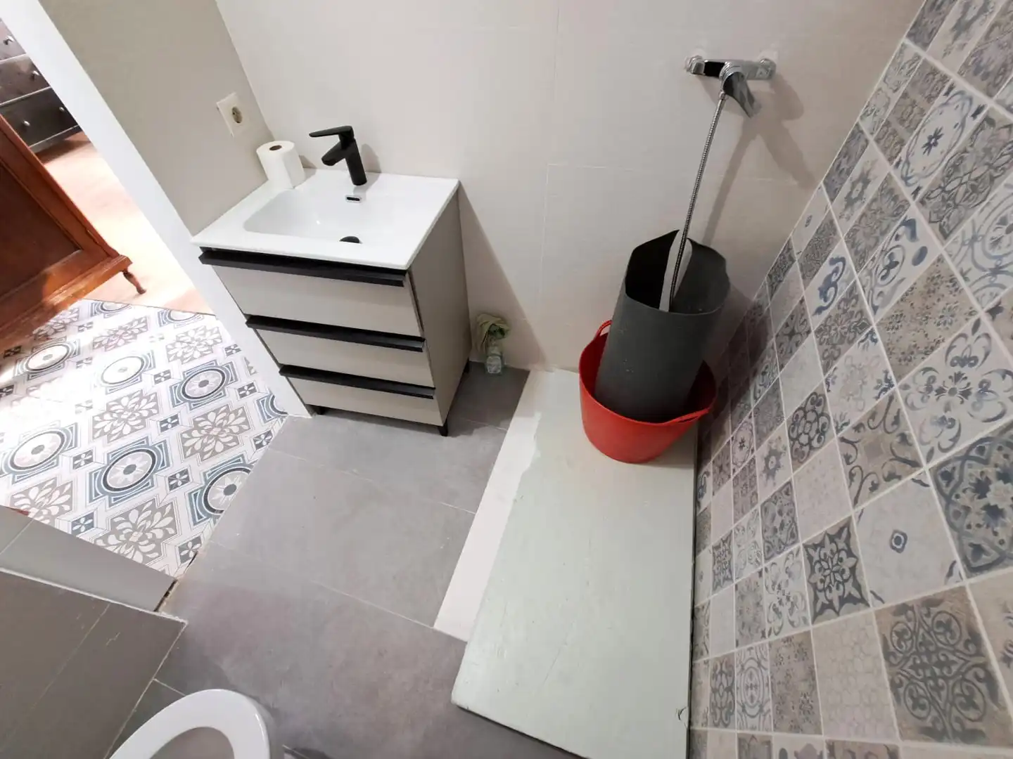 Baño de Finca rústica en venta en Ollauri con Calefacción y Amueblado