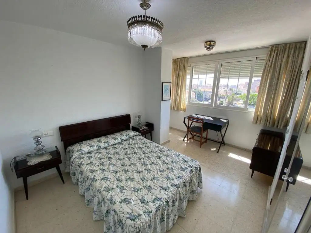 Schlafzimmer von Wohnung zur untervermieten in Málaga mit Terrasse, Möbliert und Alarm