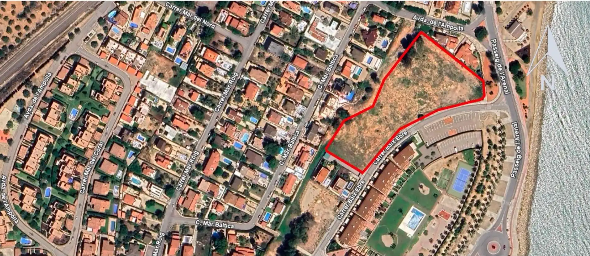 Terreny residencial en venda a L'Ampolla
