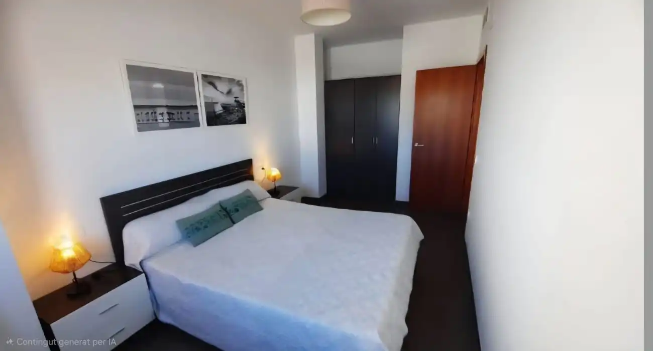 Habitación de Apartamento de alquiler en Sant Jaume d'Enveja con Aire acondicionado, Amueblado y Piscina comunitaria