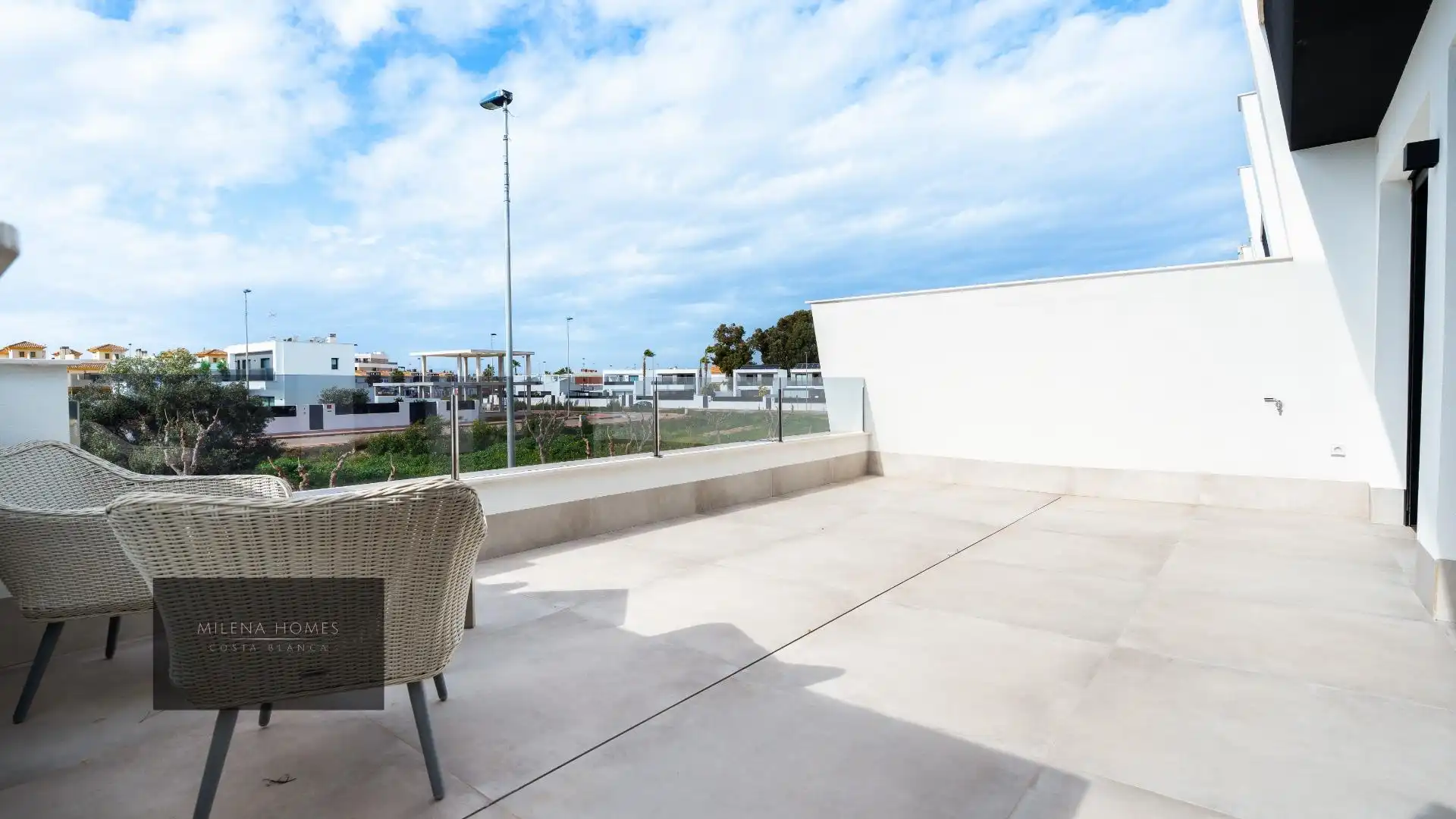 Terrassa de Casa o xalet en venda en San Javier amb Aire condicionat, Calefacció i Jardí privat