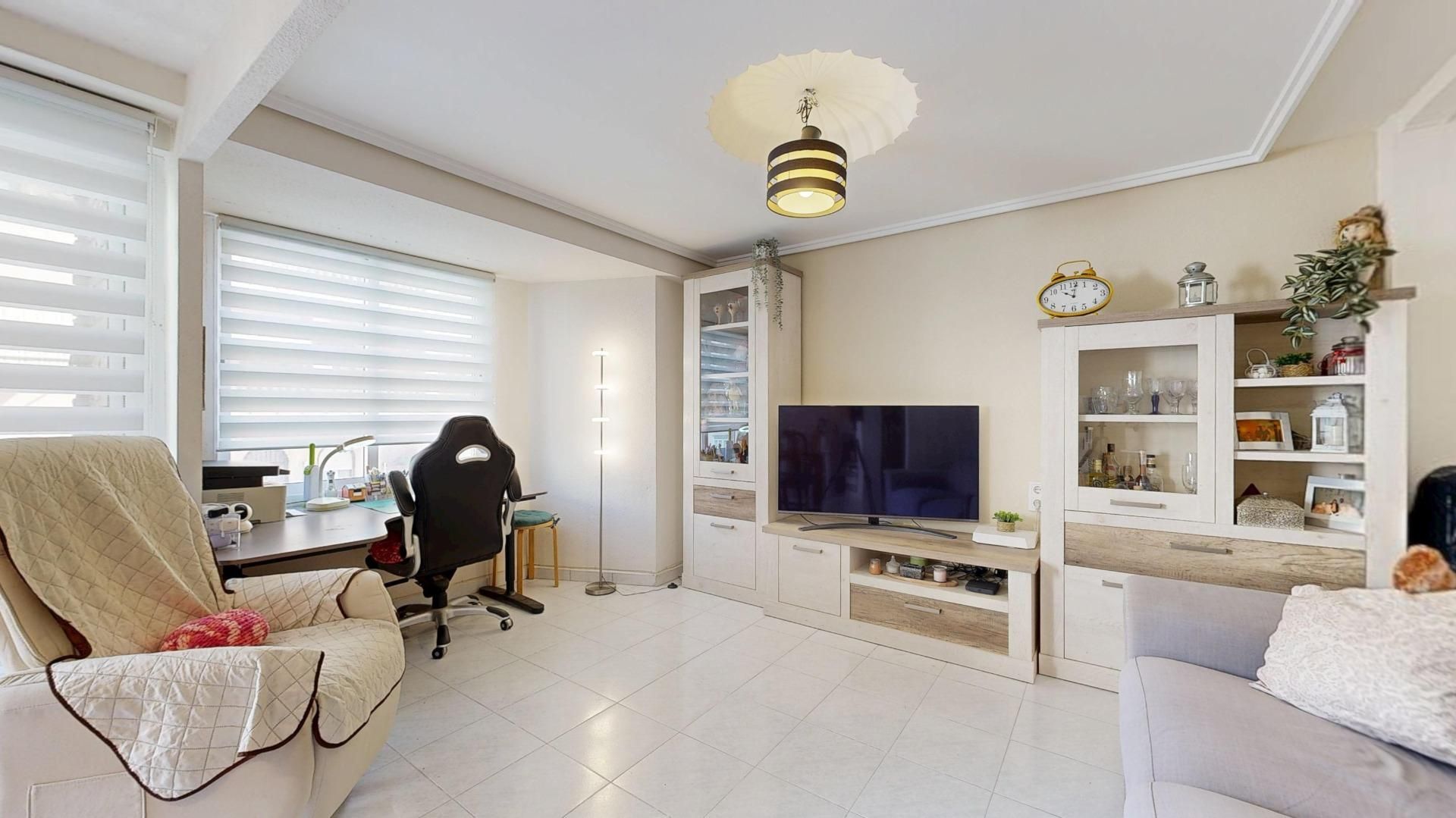 Living room of Apartment for sale in  Valencia Capital  with Air Conditioner, Heating and Terrace