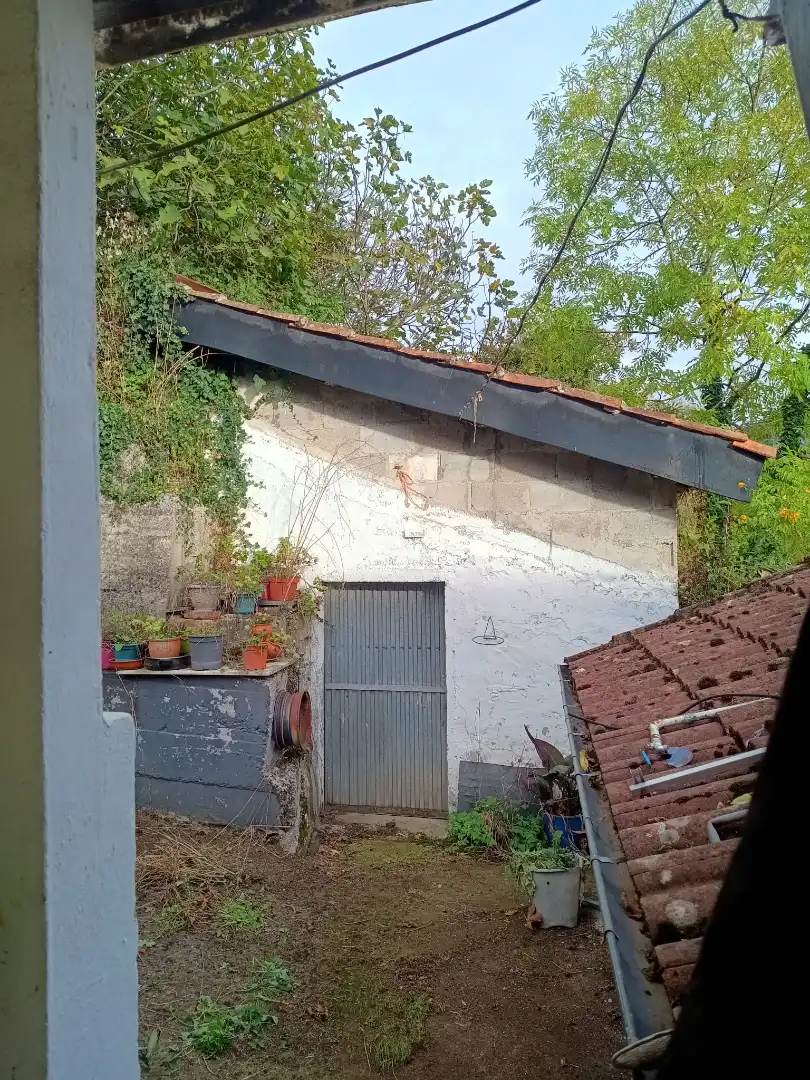 Vista exterior de Casa o xalet en venda en Laviana amb Calefacció, Jardí privat i Moblat