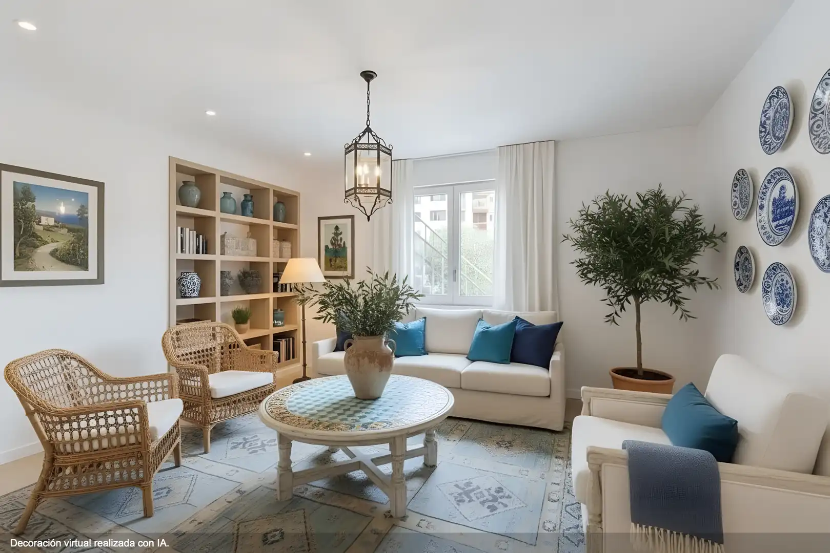 Wohnzimmer von Wohnung zum Verkauf in Barcelona mit Klimaanlage, Heizung und Parkett