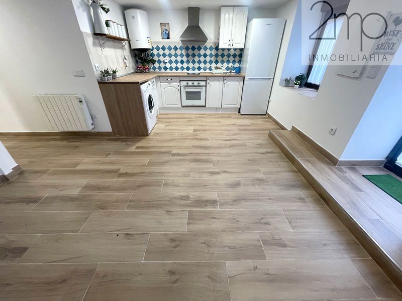 Cuina de Apartament de lloguer en Manzanares El Real amb Calefacció, Moblat i Forn