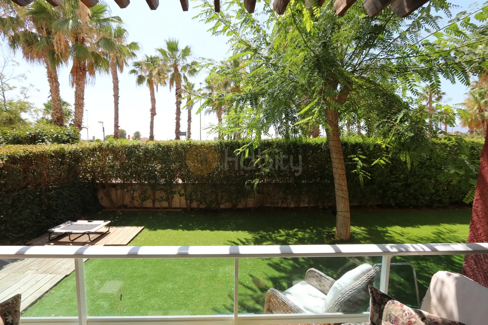 Jardín de Planta baja en venta en Fuente Álamo de Murcia con Aire acondicionado, Calefacción y Jardín privado